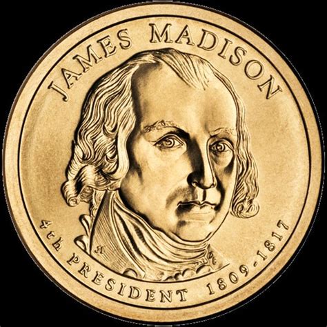 85 in circulated condition. . James madison gold coin 1809 to 1817 worth